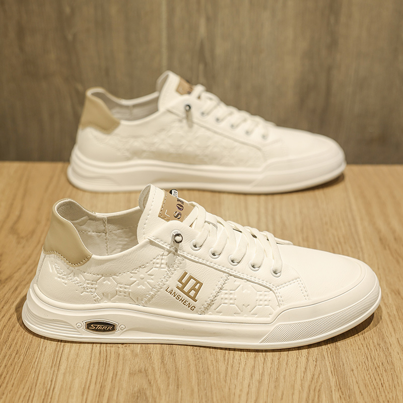 男鞋百搭运动板鞋一脚蹬小白鞋