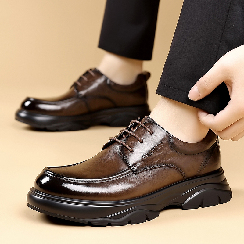 皮鞋男商务通勤上班正装休闲鞋