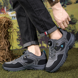 新款登山鞋3539训练鞋户外休闲鞋男士透气鞋子爬山徒步运动鞋男鞋