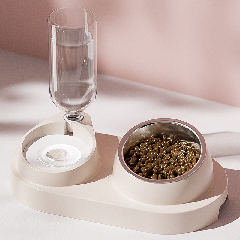 宠物喂食喂水碗不锈钢款