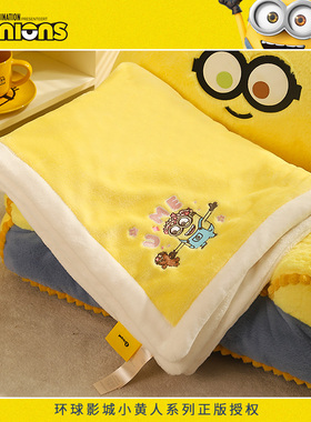 Hoopet x 小黄人联名 宠物狗窝毛毯猫垫子地毯垫猫窝四季通用被子