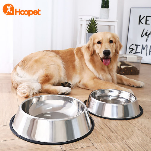 不锈钢狗碗防打翻易清洗