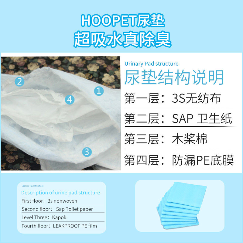 狗狗尿垫宠物泰迪金毛兔子吸水隔尿片成犬幼犬拉屎尿不湿纸尿布垫
