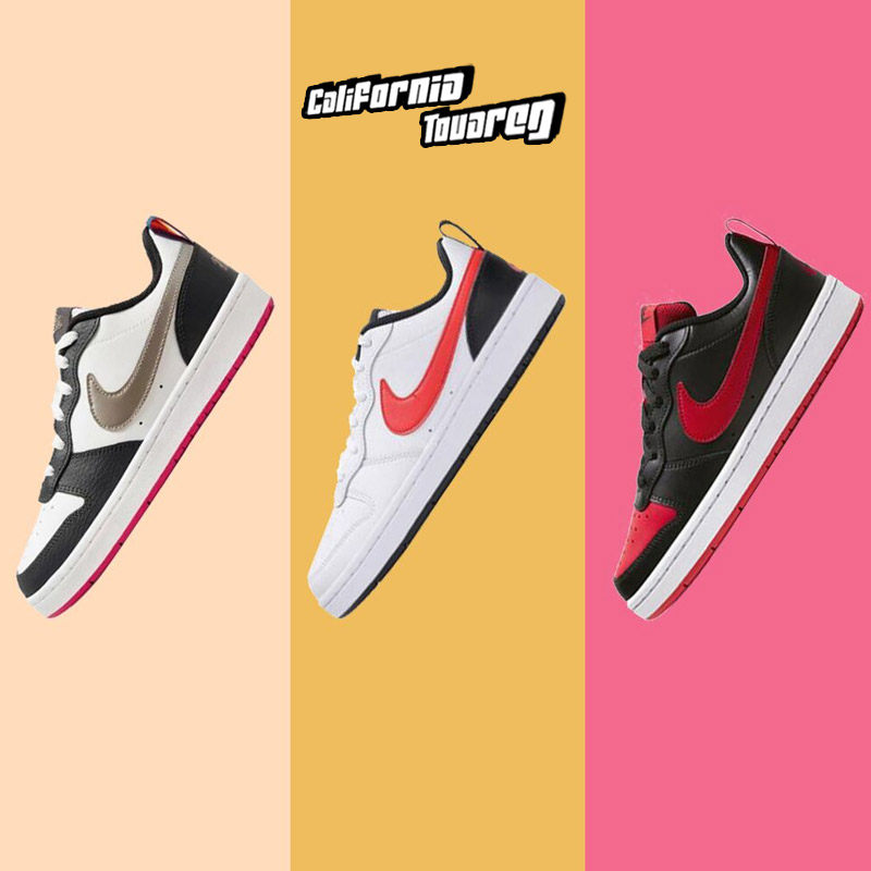 耐克Nike Court Borough Low女子白银低帮运动休闲板鞋DJ0040-100