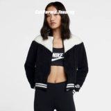 Nike, зимняя спортивная бархатная куртка для отдыха