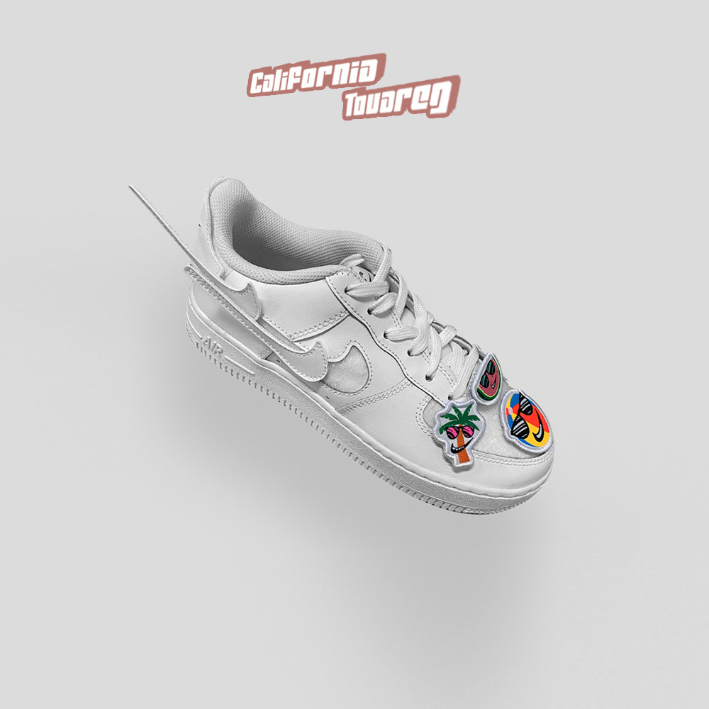 nike air force 1 af1拆卸魔术贴女纯白空军一号休闲鞋db2812-100