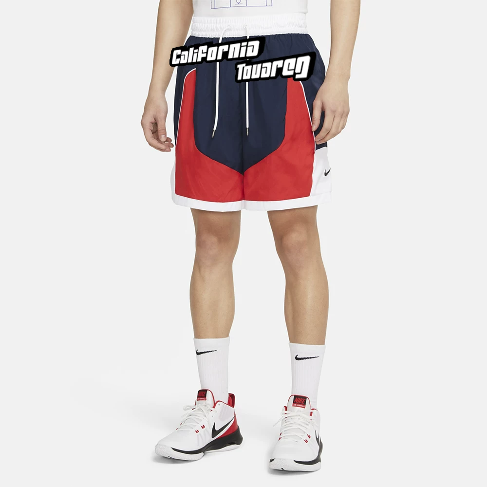 Бренд Nike, дышащие спортивные баскетбольные шорты, свободный крой