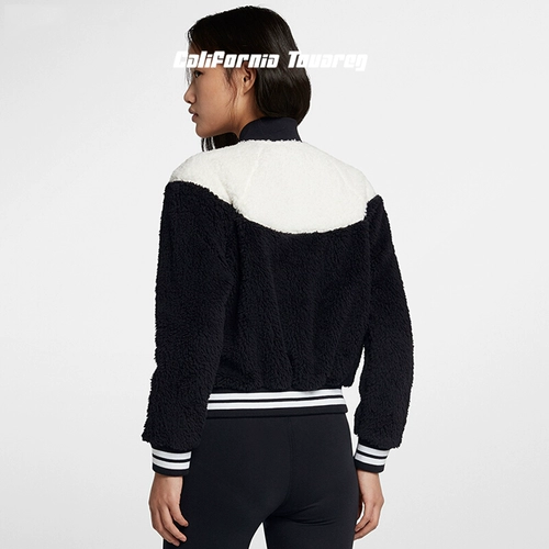 Nike, зимняя спортивная бархатная куртка для отдыха