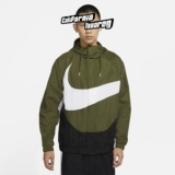 Nike, ветрозащитный модный лонгслив с капюшоном, куртка