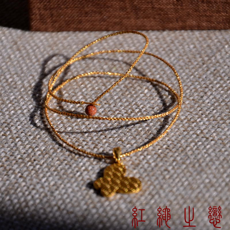 包邮精编金银线替代不含项链绳