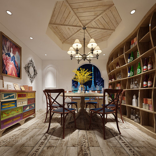 高端设计师 室内家装大户型欧式美式轻奢客厅卧室装修设计效果图