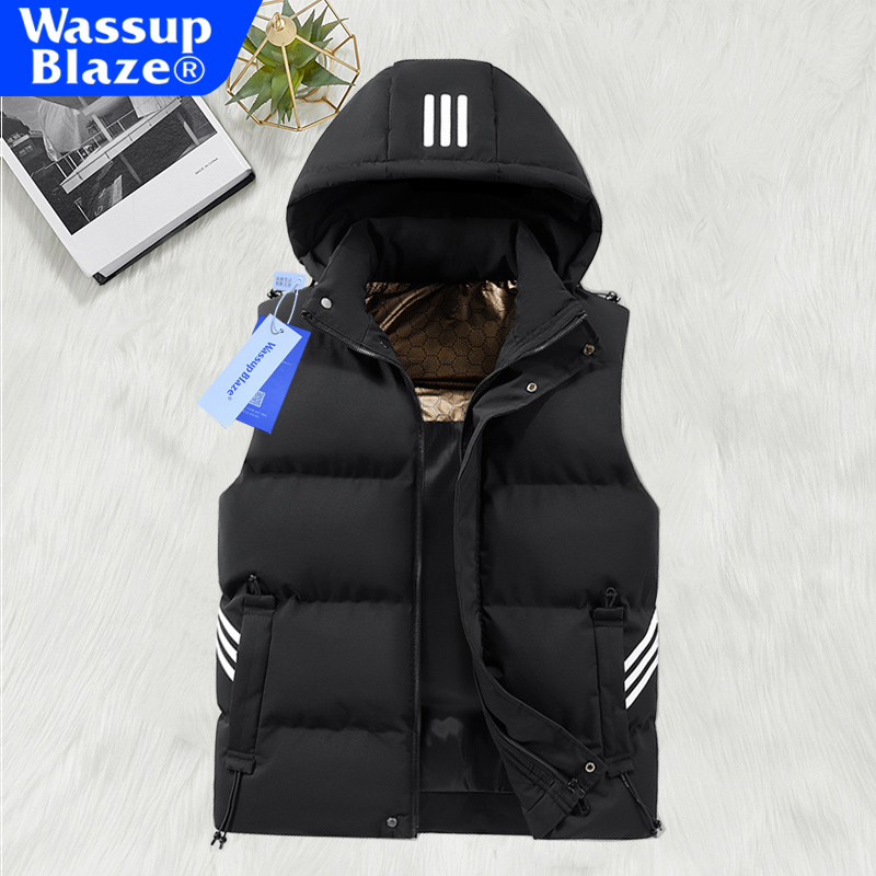 定制LOGO工作服羽绒棉马甲情侣款