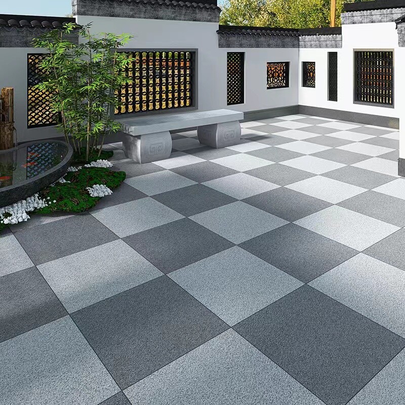 生态地铺石600x600户外庭院防滑石英砖景观园林PC砖广场砖石砖
