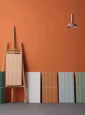 北欧风墨绿色墙砖300x600复古厨房卫生间阳台格子瓷砖莫兰迪羽毛