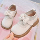 子真皮白色宝宝单鞋 女童皮鞋 黑色女孩鞋 洋气洛丽塔童鞋 儿童公主鞋