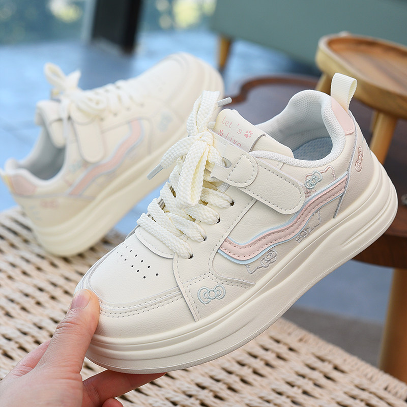 儿童板鞋时尚小白鞋2026春秋季新款软底休闲童鞋休闲防滑女童单鞋,童鞋/婴儿鞋/亲子鞋,板鞋,淘宝优惠券,粉丝福利购,淘宝优惠卷