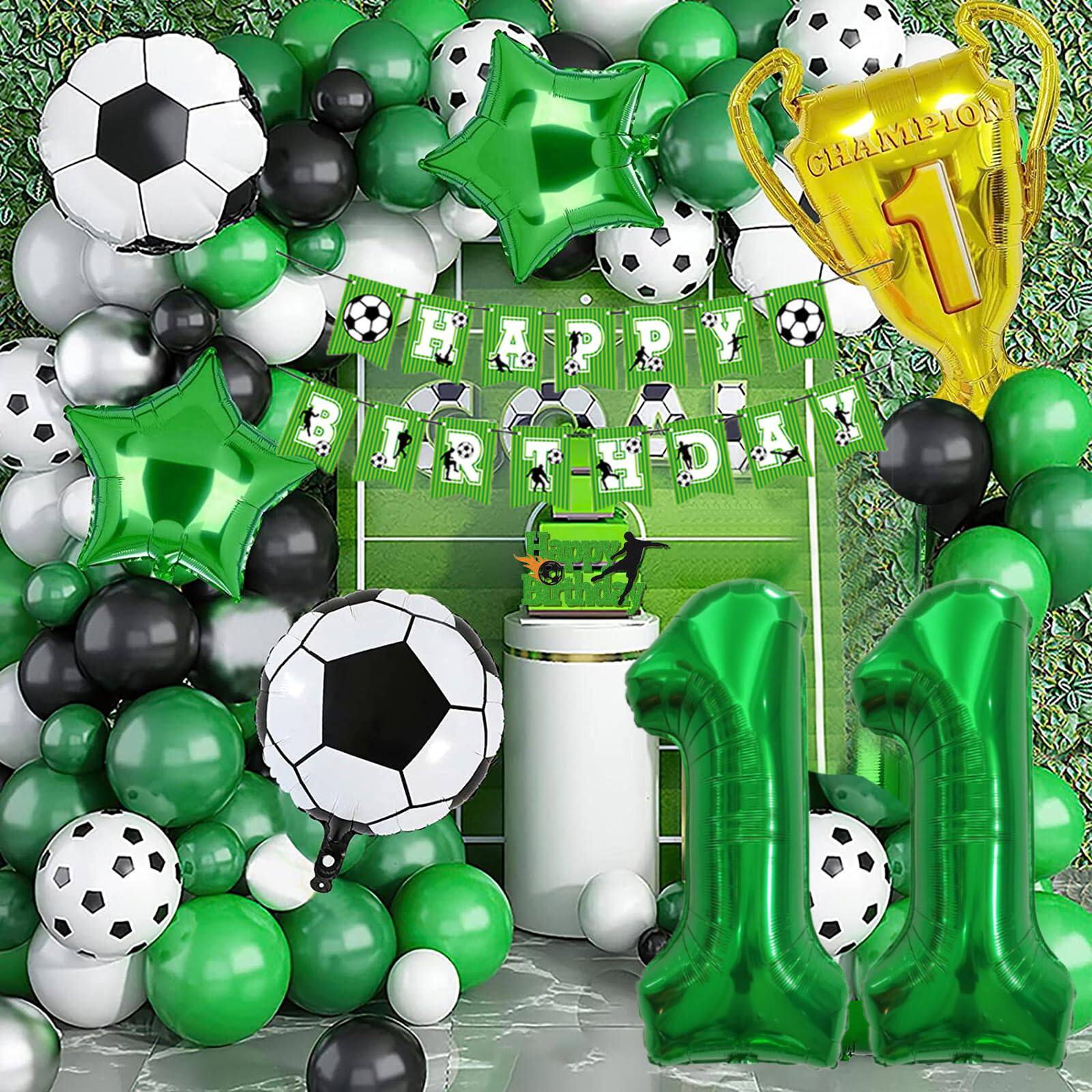 足球主题生日装饰气球套装