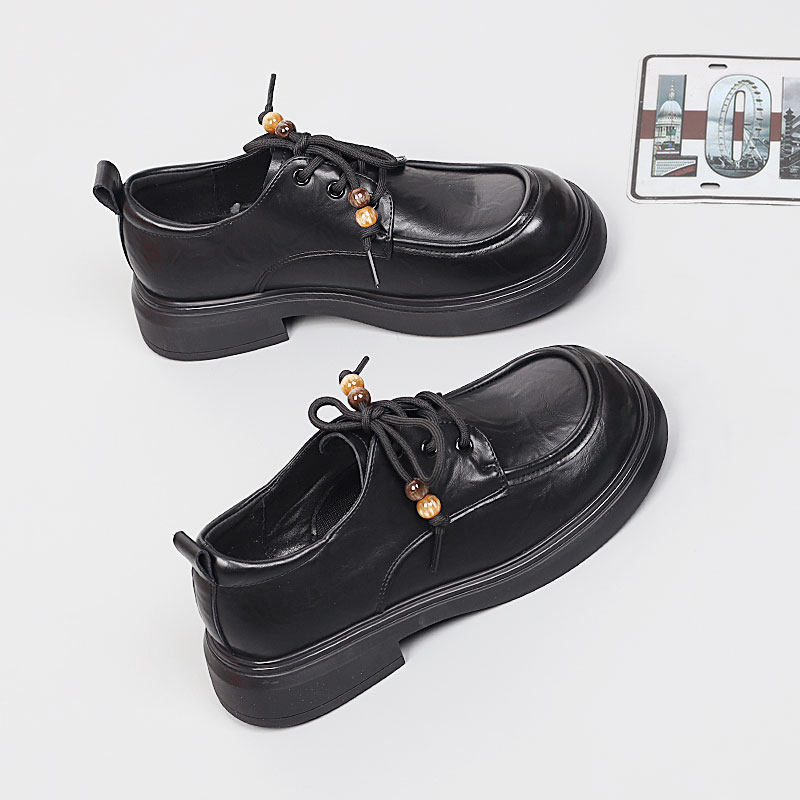 胖mm鞋宽胖脚单鞋41-43大码女鞋2026春小皮鞋新款时尚百搭乐福鞋,女鞋,乐福鞋（豆豆鞋）,淘宝优惠券,粉丝福利购,淘宝优惠卷