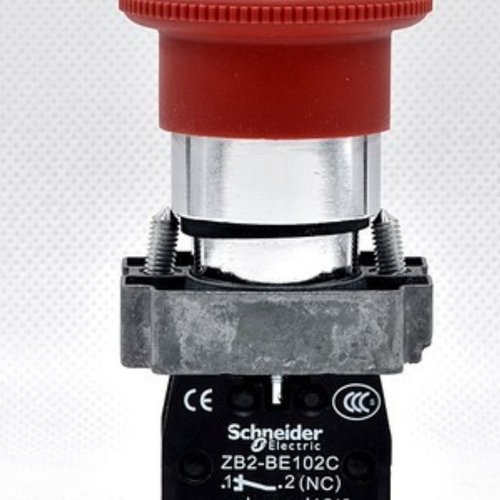 施耐德转动复位锁扣式急停按钮