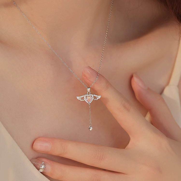 丘比特之心项链女生轻奢爱心颈链