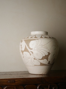 珍珠白瓷新中式风客厅样板房软装