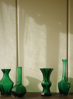 绿色琉璃新中式风家居客厅摆件