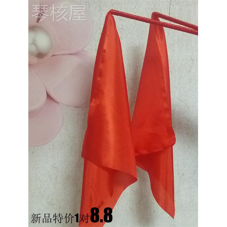 包邮 鼓动天地红绸鼓棒 木棒红绸带 广场舞舞蹈道具腰鼓棒红绸带图片