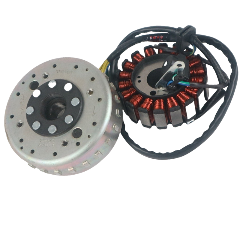 光阳踏板CK150T-C-3-B-10A-10B弯道情人150发电线圈 磁钢 磁电机