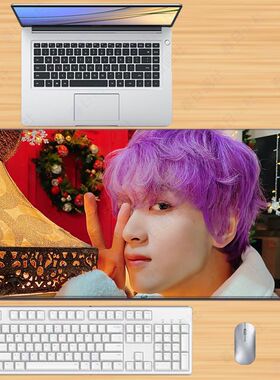 HAECHAN鼠标垫NCT dream周边李楷灿同款超大键盘垫桌垫滑鼠垫diy