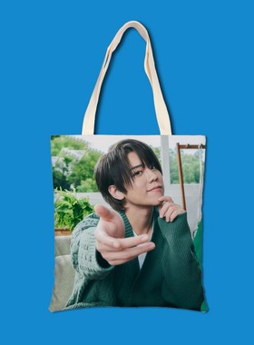 姜涛帆布袋mirror周边Keung To同款手提袋单肩购物袋子大容量包包