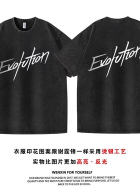 Muse Vibe*26SS谢霆锋2026演唱会同款水洗黑重磅纯棉应援短袖T恤