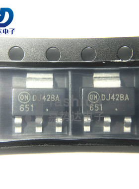 NZT651 丝印：651 SOT-223-4 双极结型晶体管(BJT) 全新