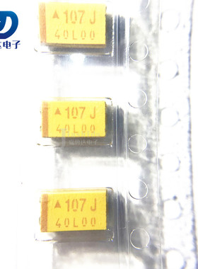 TAJC107M006RNJ 2312 100uF 20% 6.3V 107J 贴片钽电容 C型/6032