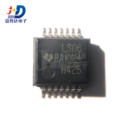SN74LS06DBR 丝印：LS06 缓冲器和线路驱动器 SSOP14 全新