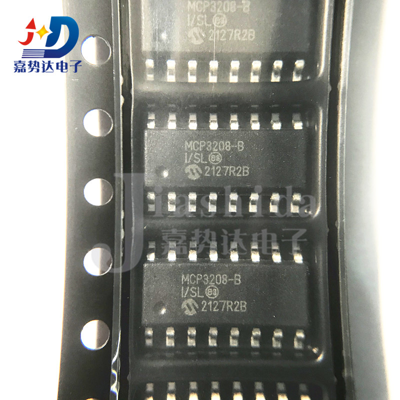 MCP3208-BI/SL MCP3208-BI MCP3208 模数转换器 -ADC SOP16 全新