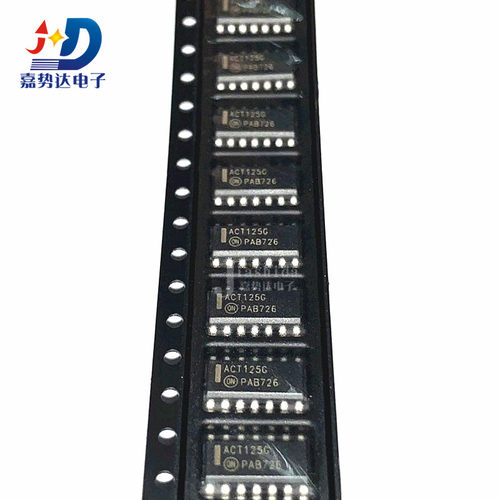 MC74ACT125DR2G 丝印：ACT125G 缓冲器和线路驱动器 SOP14 全新
