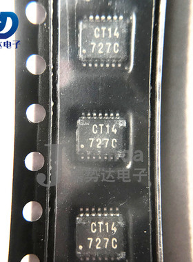 TC74VHCT14AFK 丝印：CT14  缓冲器/驱动器/收发器 VSSOP14 全新