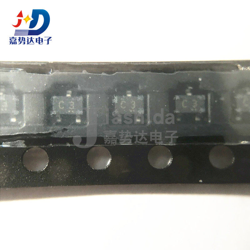 1SS302 丝印:C3 贴片开关二极管 SOT323 80V/100mA 1.6ns  全新