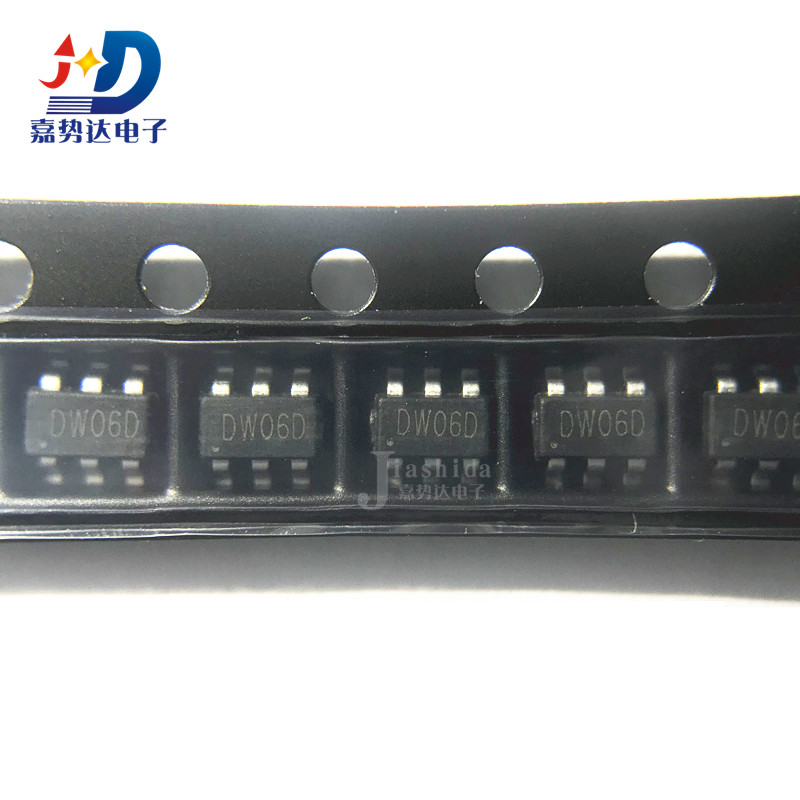 DW06D 二合一锂电池保护 芯片IC 贴片SOT23-6 全新
