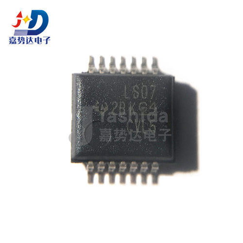 SN74LS07DBR 丝印：LS07 缓冲器和线路驱动器 SSOP14 全新