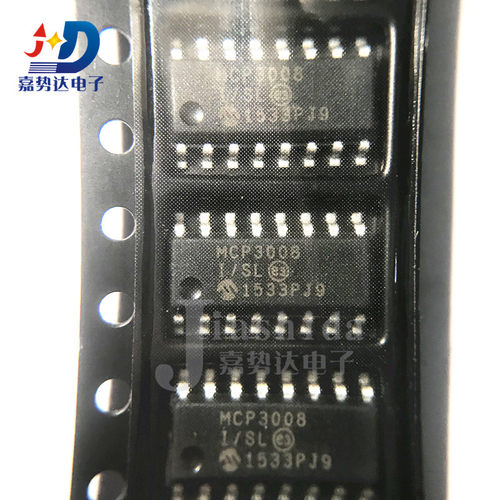 MCP3008-I/SL MCP3008 模数转换器 - ADC 贴片SOP16 全新