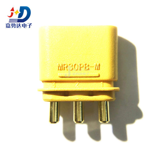 MR30PB-FB/M MR30PB--M 三芯板 公头母头PCB电机插头连接器XT30