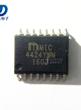 MIC4424 MIC4424YWMTR 丝印：4424YWM 门驱动器 SOICW-16L 全新