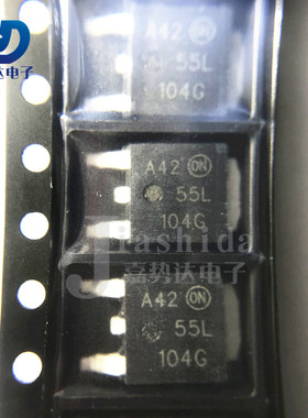 NTD3055L104T4G NTD3055L104G 丝印：55L MOS场效应管TO-252 全新