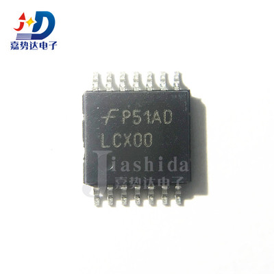 74LCX00MX 丝印：LCX00 逻辑-栅极和逆变器 贴片SOP14 全新