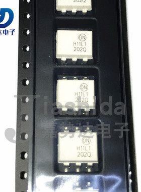 H11L1SR2M H11L1M 丝印：H11L1 光耦-逻辑输出 SOP6/DIP6 全新