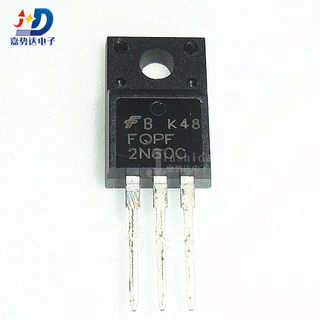 FQPF2N60C MOS场效应管2A/600V 塑封TO-220F 全新