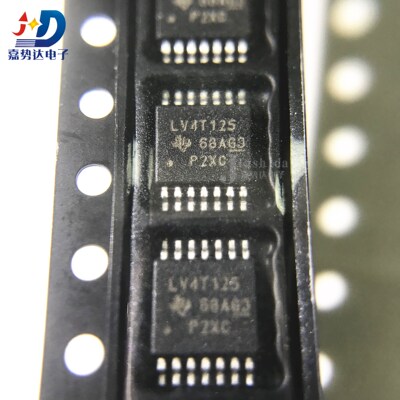 SN74LV4T125PWR 丝印：LV4T125 缓冲器和线路驱动器TSSOP-14 全新