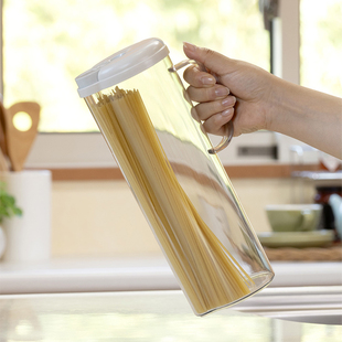 inomata日本进口意大利面收纳罐意面收纳盒食物储藏罐面条保鲜罐