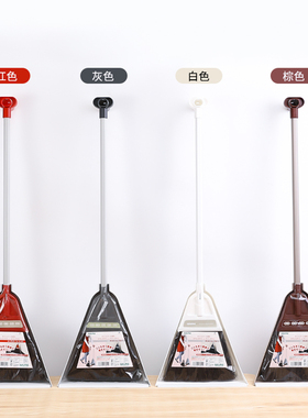 日本进口azuma天然棕毛扫把簸箕套装扫帚家用懒人扫地笤帚神器